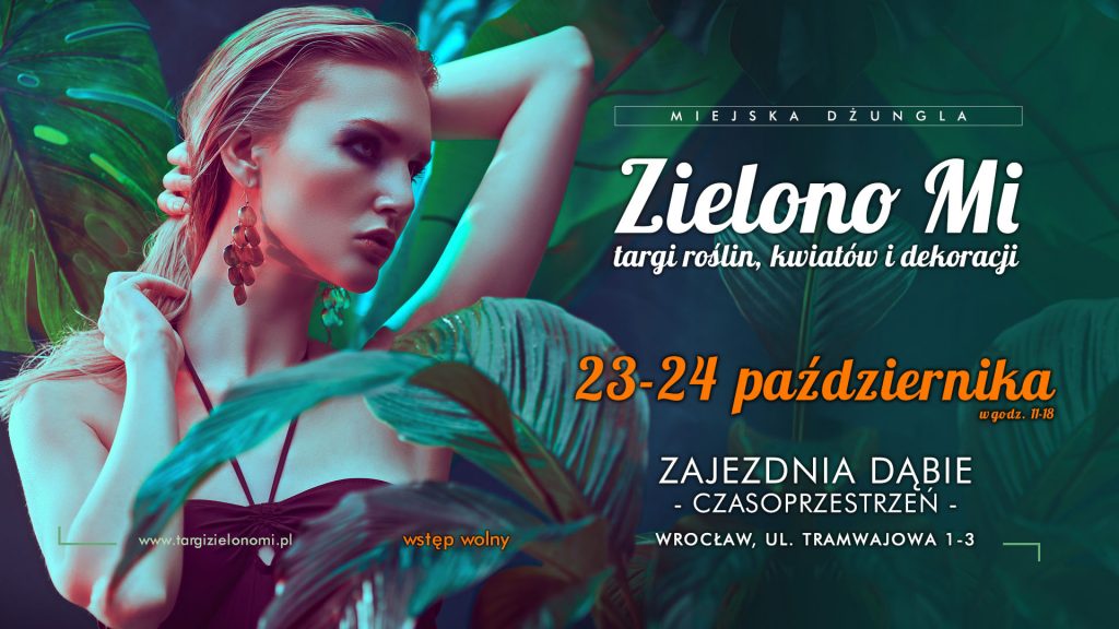 Plakat reklamowy wydarzenia Zielono Mi.