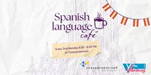 plakat wydarzenia Spanish Language cafe